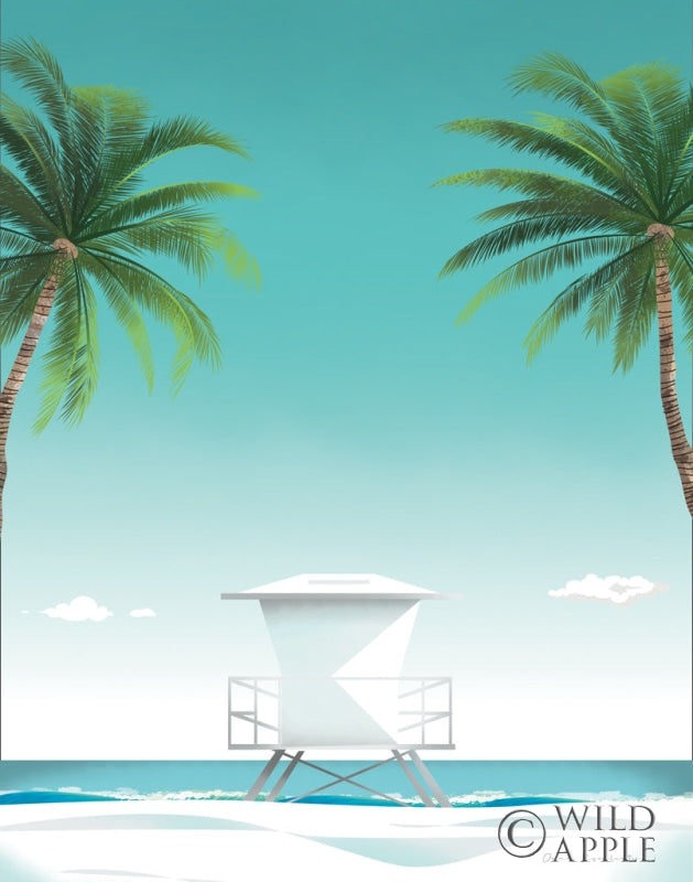 Reproduction of Malibu No Words by Omar Escalante - Wall Decor Art