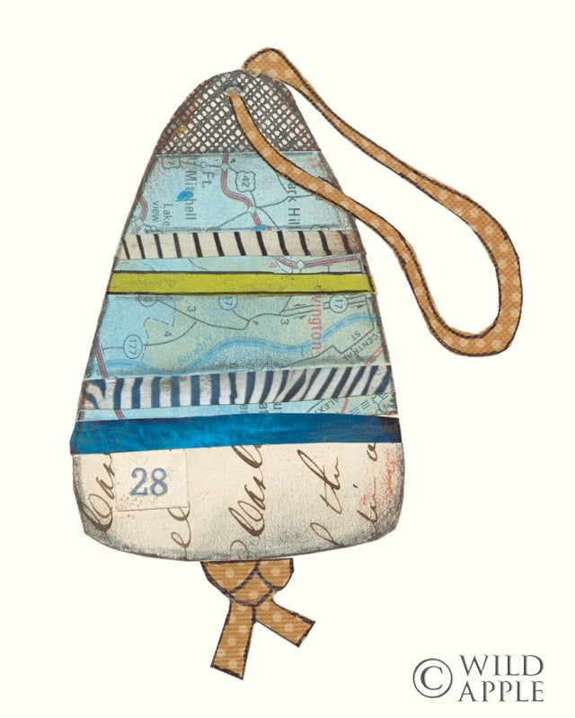 Reproduction of Lobster Buoys II by Courtney Prahl - Wall Decor Art