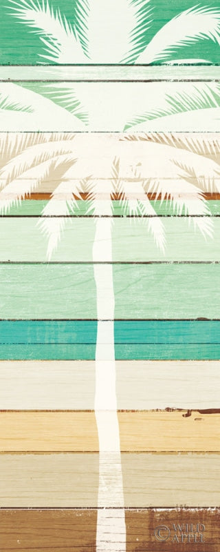 Reproduction of Beachscape Palms IV Green by Michael Mullan - Wall Decor Art