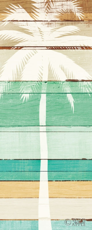 Reproduction of Beachscape Palms V Green by Michael Mullan - Wall Decor Art