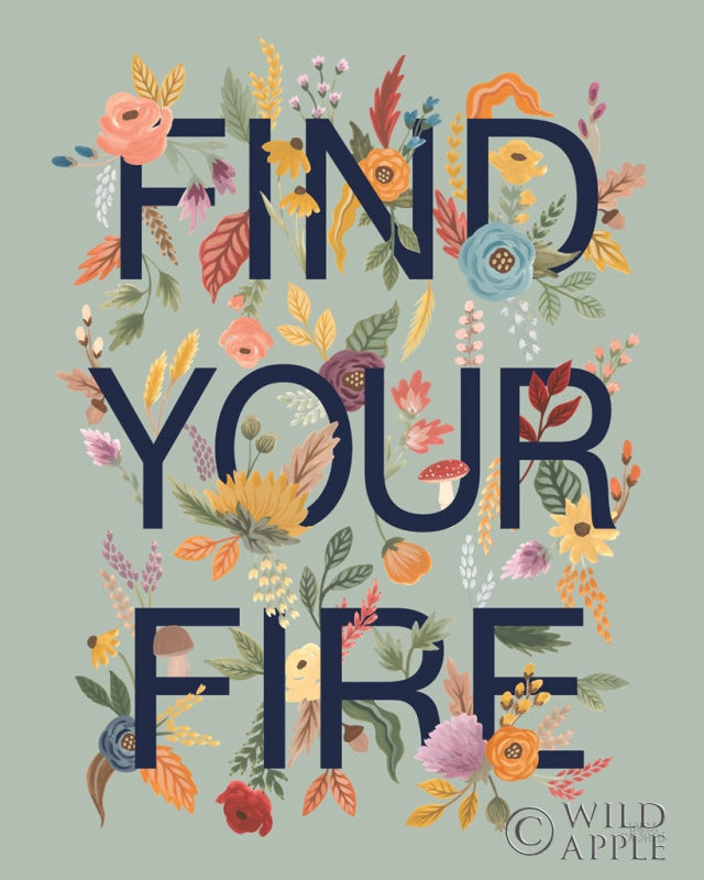 Reproduction of Harvest Garden III Green by Laura Marshall - Wall Decor Art