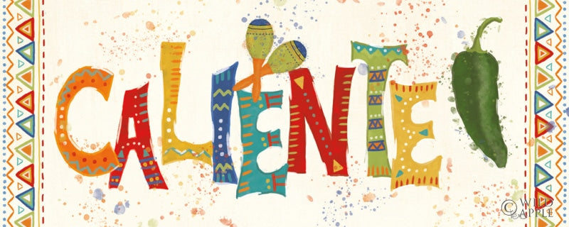 Reproduction of Tex Mex Fiesta X by Veronique Charron - Wall Decor Art