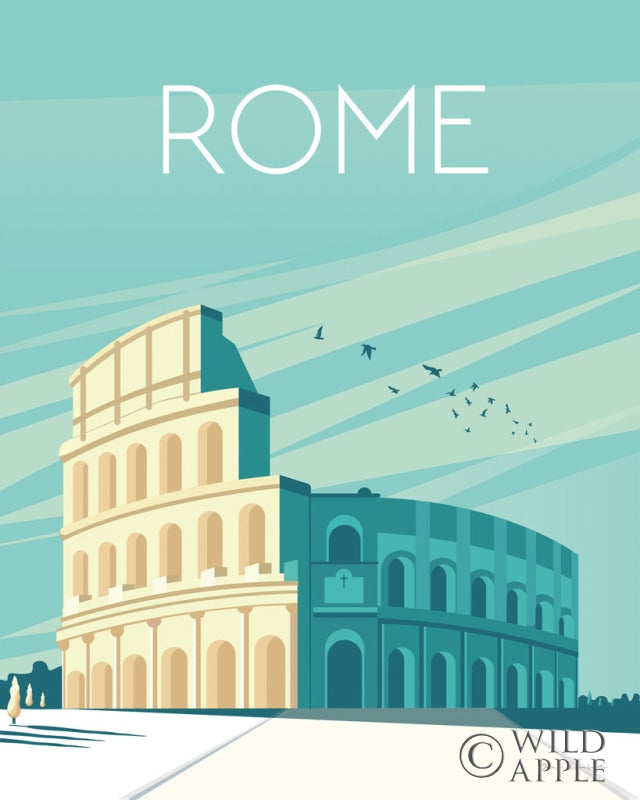 Reproduction of Rome by Omar Escalante - Wall Decor Art