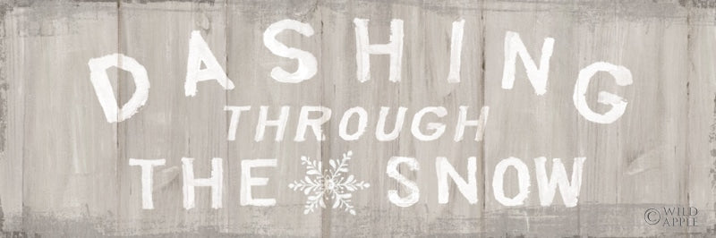 Reproduction of Woodland Holidays Sign I Warm Gray v2 by Danhui Nai - Wall Decor Art