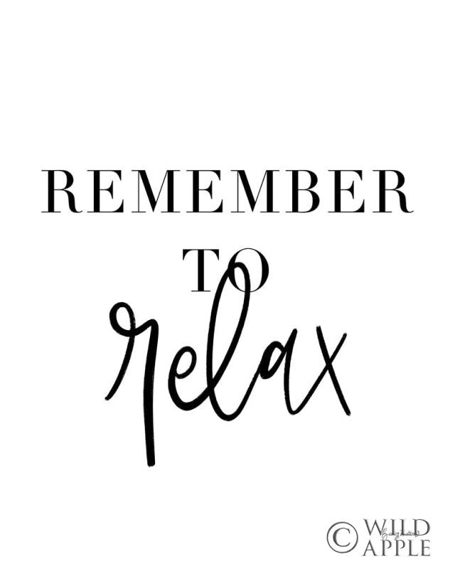 Reproduction of Simple Words XI by Becky Thorns - Wall Decor Art