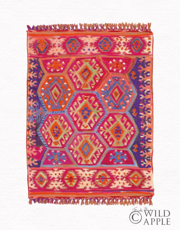 Reproduction of Moroccan Rug II by Farida Zaman - Wall Decor Art