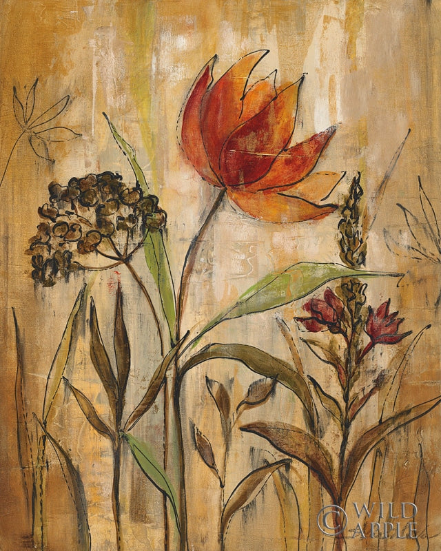 Reproduction of Aquarelle Garden I by Silvia Vassileva - Wall Decor Art