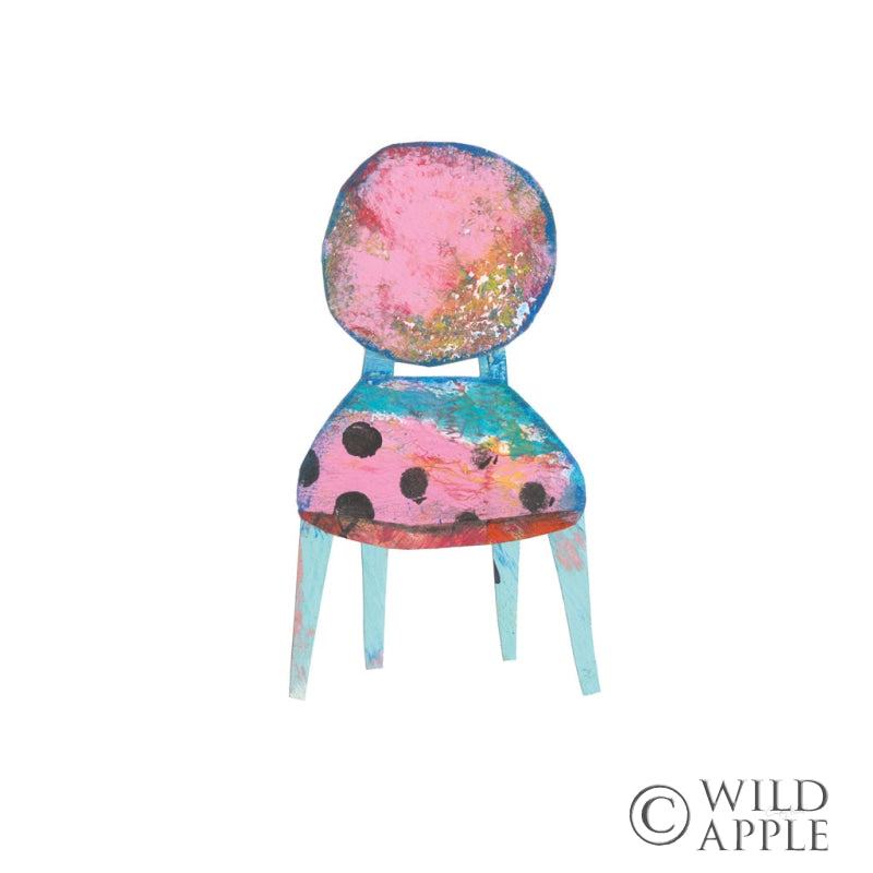 Reproduction of Mod Chairs V by Courtney Prahl - Wall Decor Art