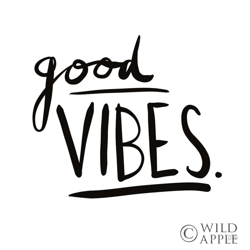 Reproduction of Good Vibes by Melissa Averinos - Wall Decor Art