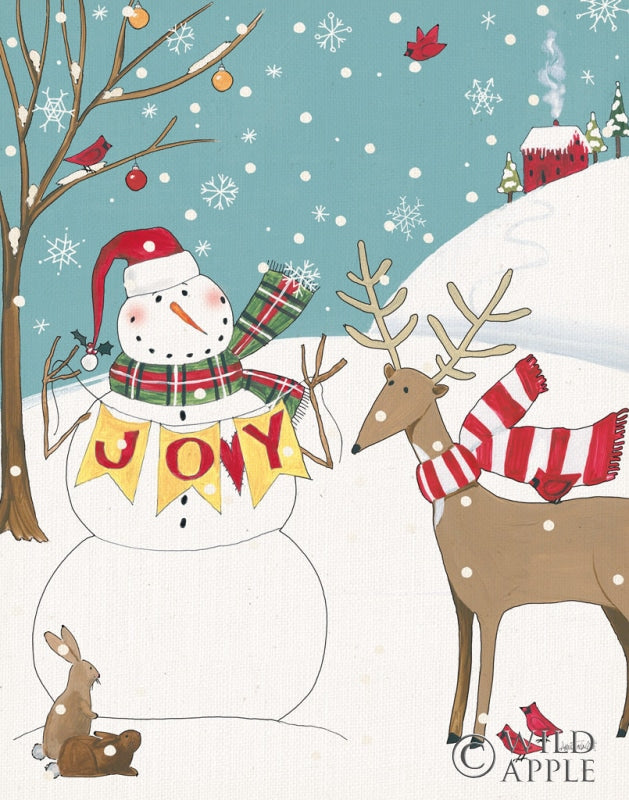 Reproduction of Woodland Christmas V Joy by Anne Tavoletti - Wall Decor Art