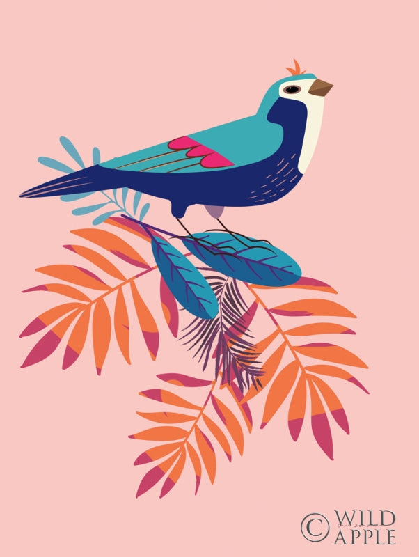 Reproduction of Exotic Birds III by Omar Escalante - Wall Decor Art