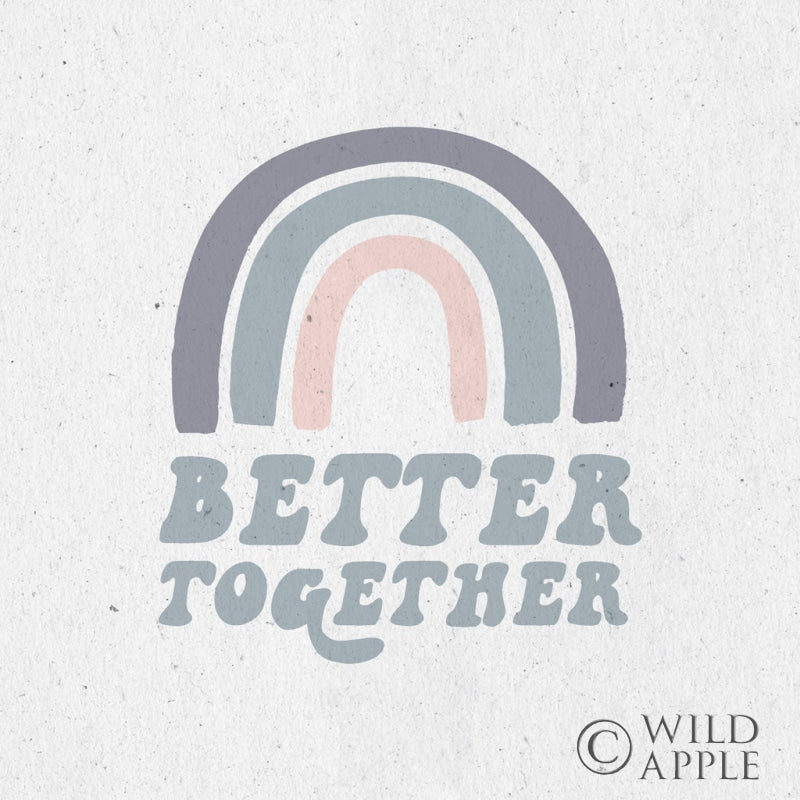 Reproduction of Better Together III by Wild Apple Portfolio - Wall Decor Art