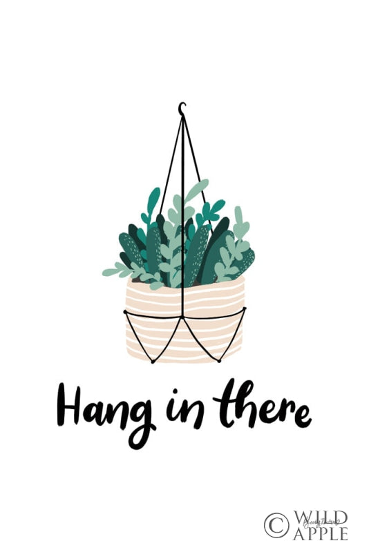 Reproduction of Hang in There by Becky Thorns - Wall Decor Art
