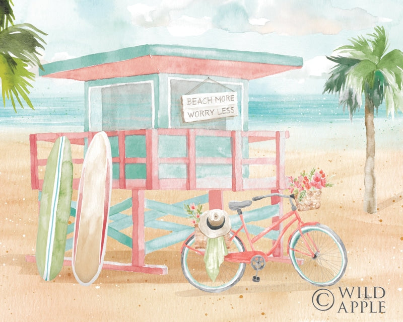 Reproduction of Surfs Up VII Crop by Dina June - Wall Decor Art