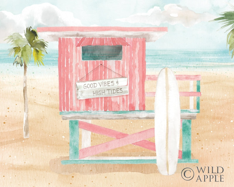 Reproduction of Surfs Up VIII Crop by Dina June - Wall Decor Art