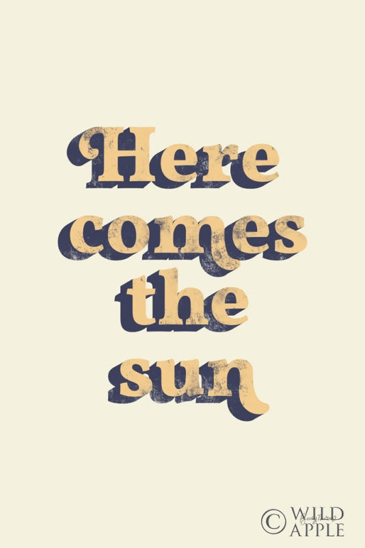 Reproduction of Here Comes the Sun by Becky Thorns - Wall Decor Art