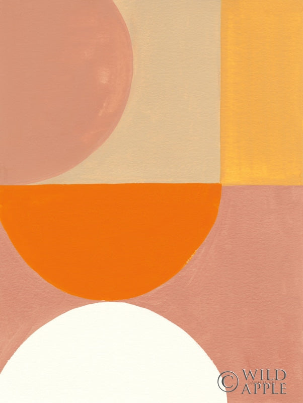 Reproduction of Retro Abstract V Bright by Danhui Nai - Wall Decor Art