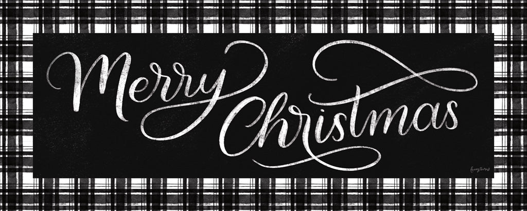 Reproduction of Christmas Sayings II Words Border by Becky Thorns - Wall Decor Art