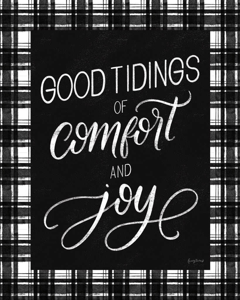 Reproduction of Christmas Sayings V Words Border by Becky Thorns - Wall Decor Art