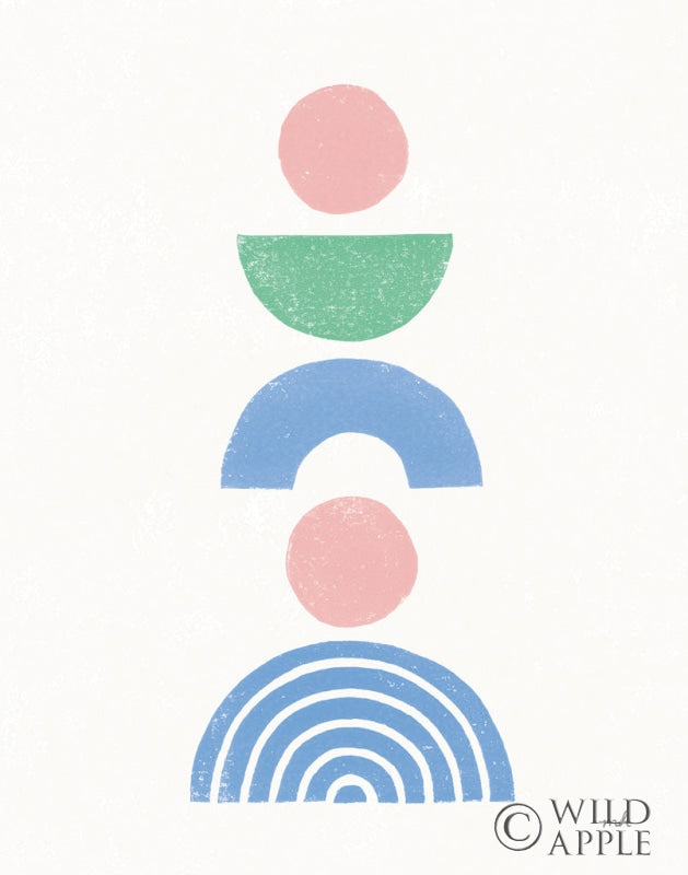 Reproduction of Minimalist Boho I Pastel by Moira Hershey - Wall Decor Art