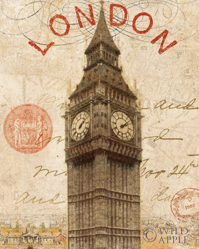 Reproduction of Letter from London by Wild Apple Portfolio - Wall Decor Art