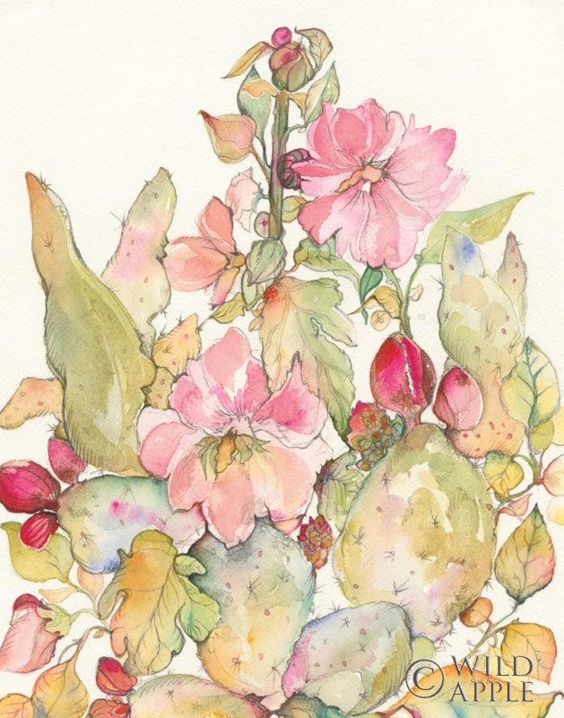 Reproduction of Cactus Blooms Crop by Kristy Rice - Wall Decor Art