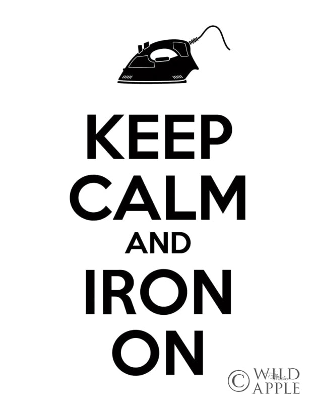 Reproduction of Laundry On II BW by Pela Studio - Wall Decor Art