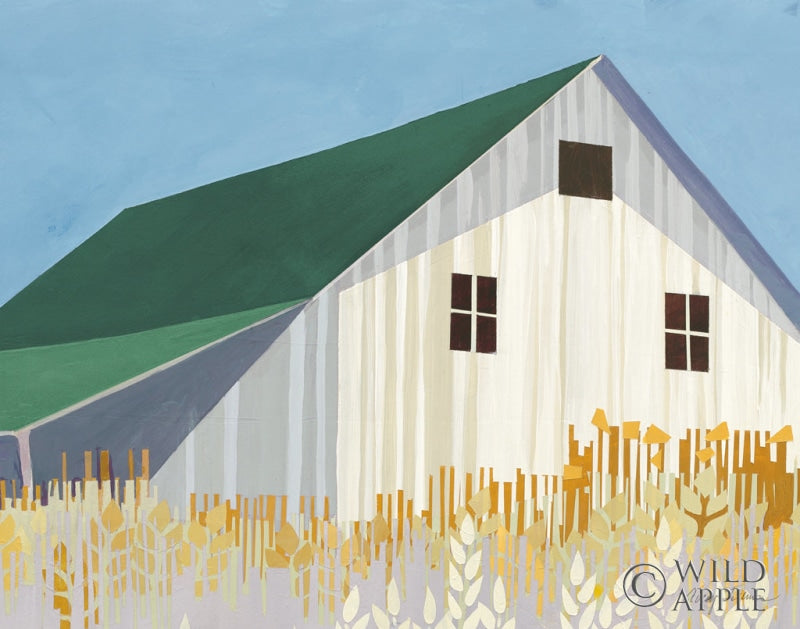 Reproduction of Wheat Fields Green Crop by Avery Tillmon - Wall Decor Art