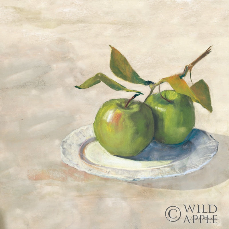 Reproduction of Green Apple I Neutral by Carol Rowan - Wall Decor Art