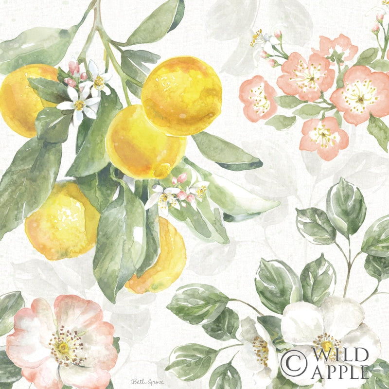 Reproduction of Citrus Charm VI by Beth Grove - Wall Decor Art