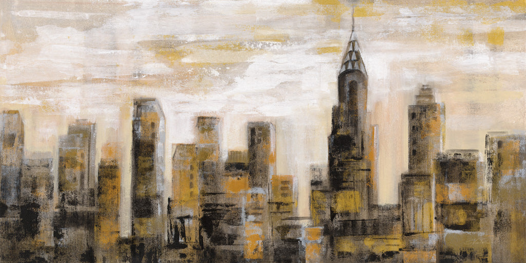 Reproduction of Manhattan Skyline by Silvia Vassileva - Wall Decor Art