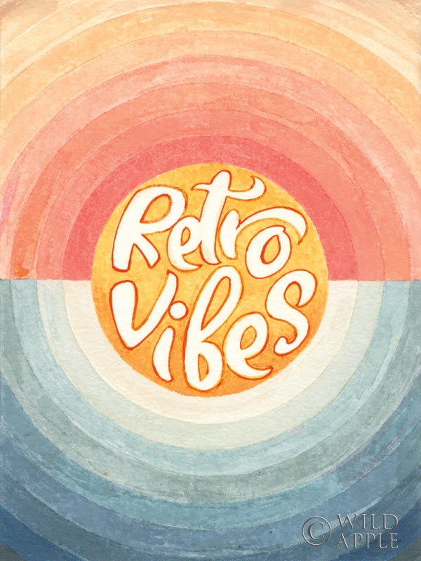 Reproduction of Retro Vibes by Danhui Nai - Wall Decor Art