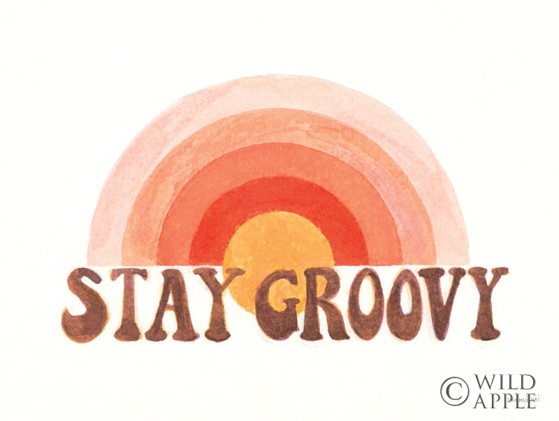 Reproduction of Stay Groovy by Danhui Nai - Wall Decor Art