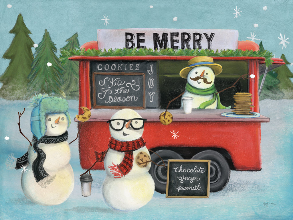 Reproduction of Christmas on wheels III Light by Mary Urban - Wall Decor Art