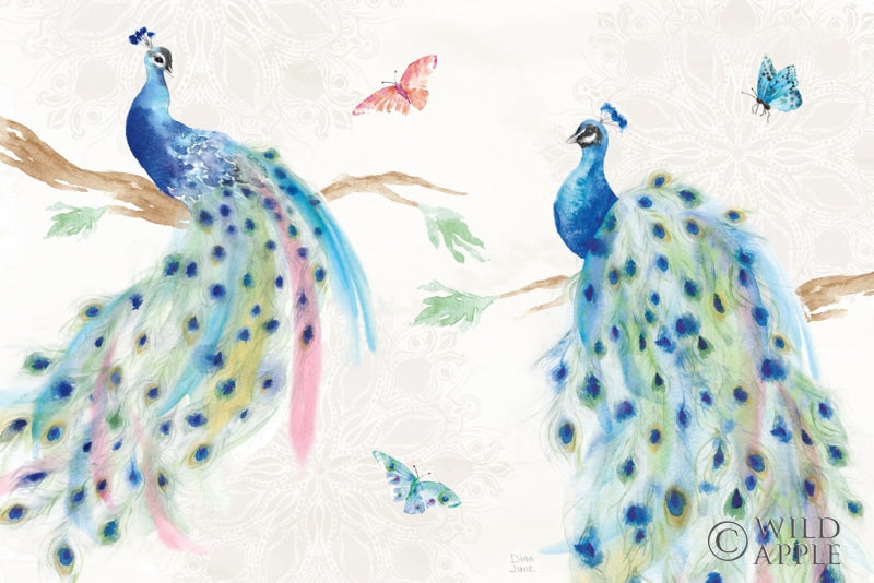 Reproduction of Peacock Glory I by Dina June - Wall Decor Art