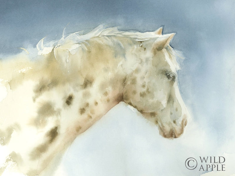 Reproduction of Dapple Gray Horse by Katrina Pete - Wall Decor Art