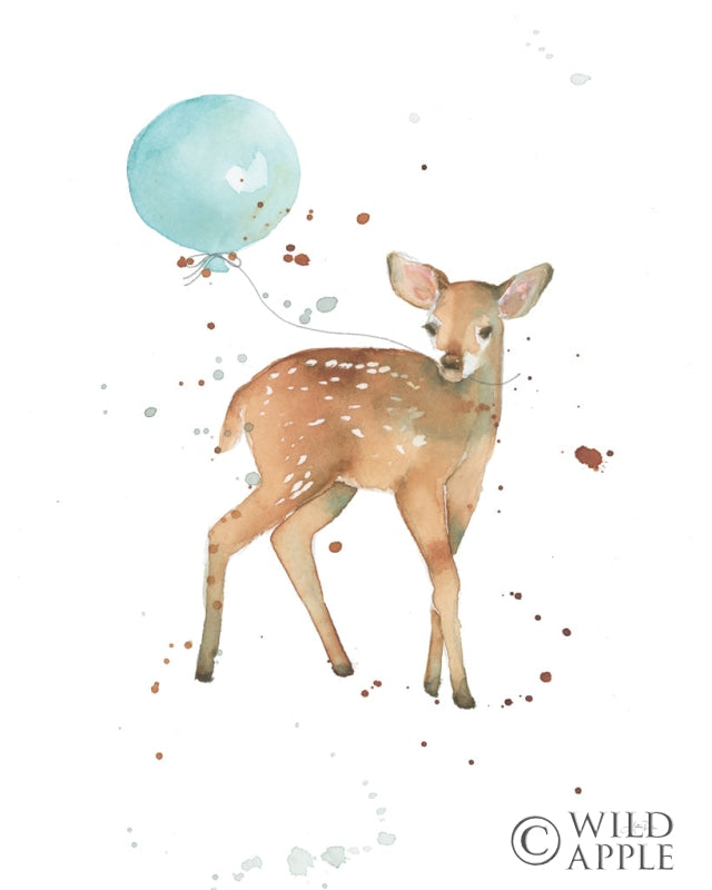 Reproduction of Festive Fawn by Katrina Pete - Wall Decor Art
