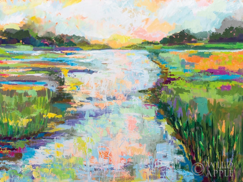 Reproduction of Dancing Light by Jeanette Vertentes - Wall Decor Art