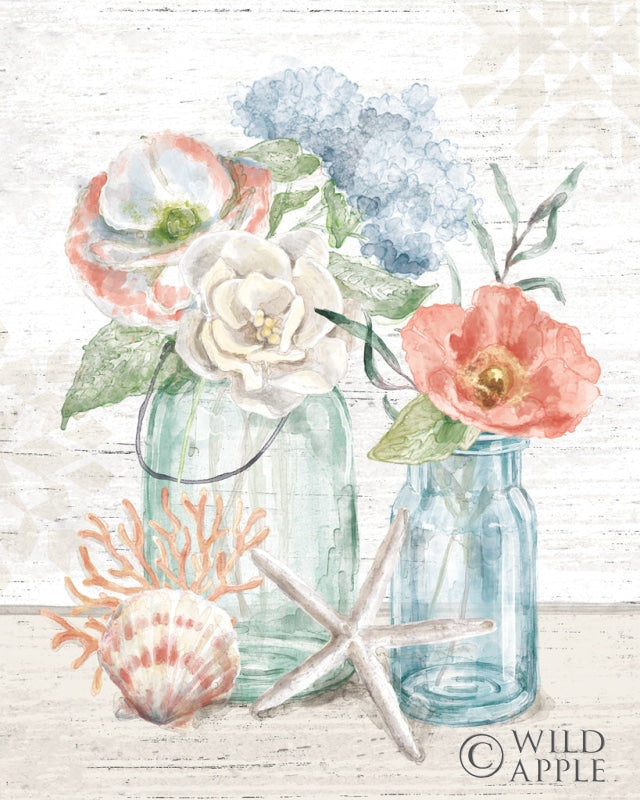 Reproduction of Seaside Petals II by Mary Urban - Wall Decor Art