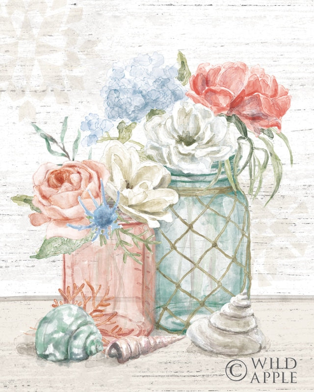 Reproduction of Seaside Petals III by Mary Urban - Wall Decor Art