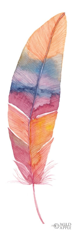 Reproduction of Boho Feathers II by Kathleen Parr McKenna - Wall Decor Art