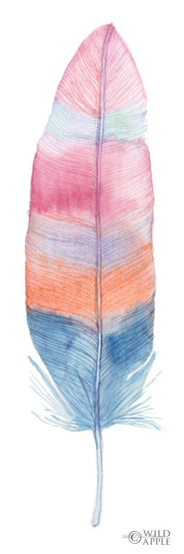 Reproduction of Boho Feathers III by Kathleen Parr McKenna - Wall Decor Art