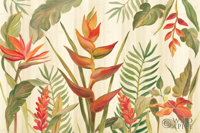 Reproduction of Tropical Garden VII by Silvia Vassileva - Wall Decor Art
