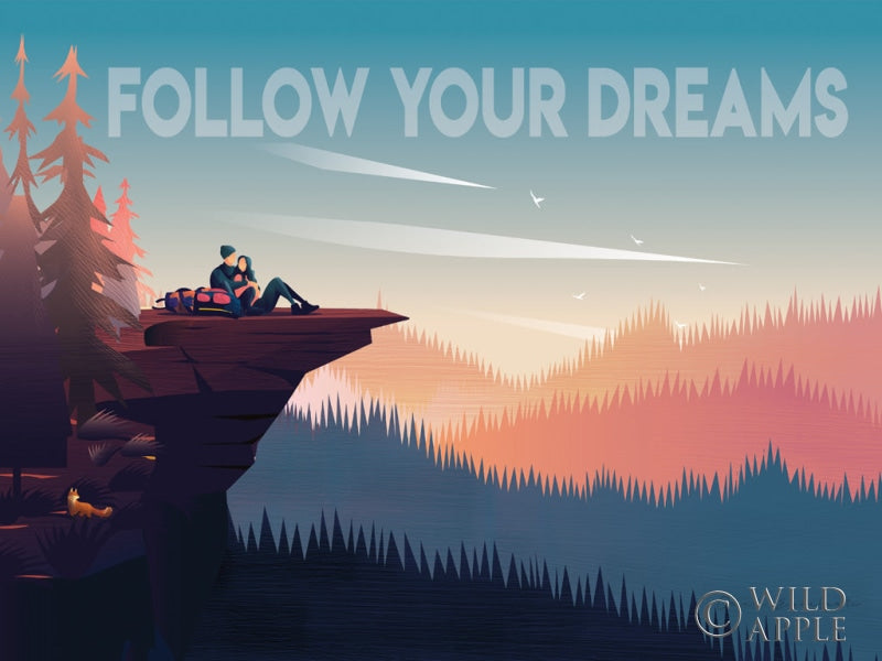 Reproduction of Follow Your Dreams by Omar Escalante - Wall Decor Art