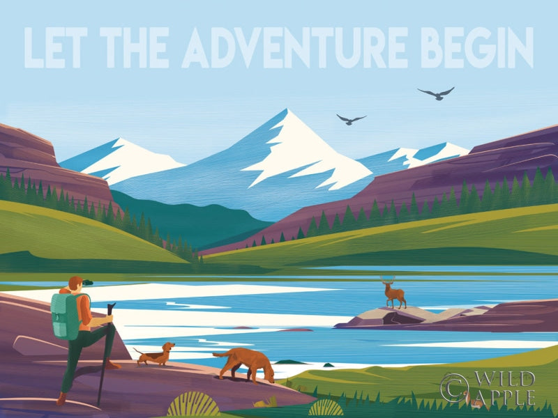 Reproduction of Let the Adventure by Omar Escalante - Wall Decor Art