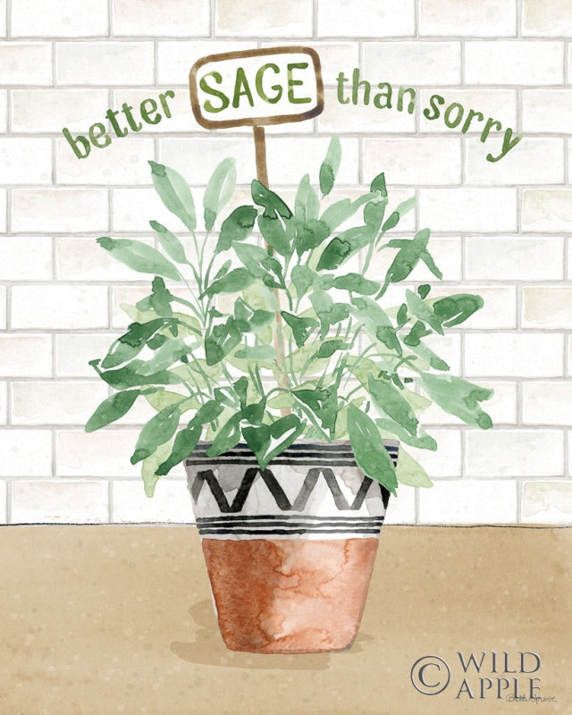 Reproduction of Herb Garden V by Beth Grove - Wall Decor Art