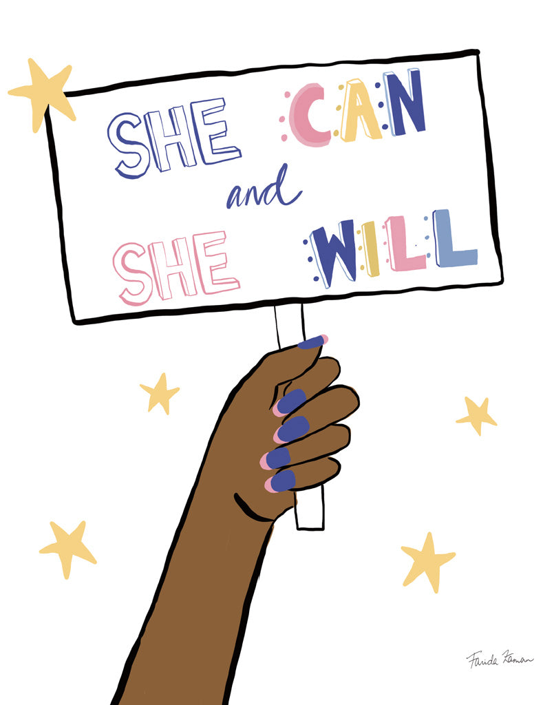 Reproduction of Empowerment III by Farida Zaman - Wall Decor Art