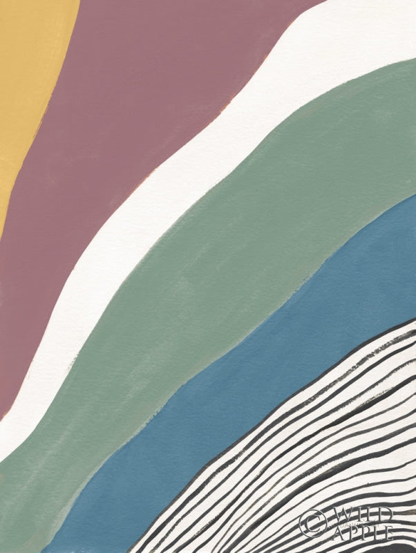 Reproduction of Colorful Retro Abstract IV by Danhui Nai - Wall Decor Art