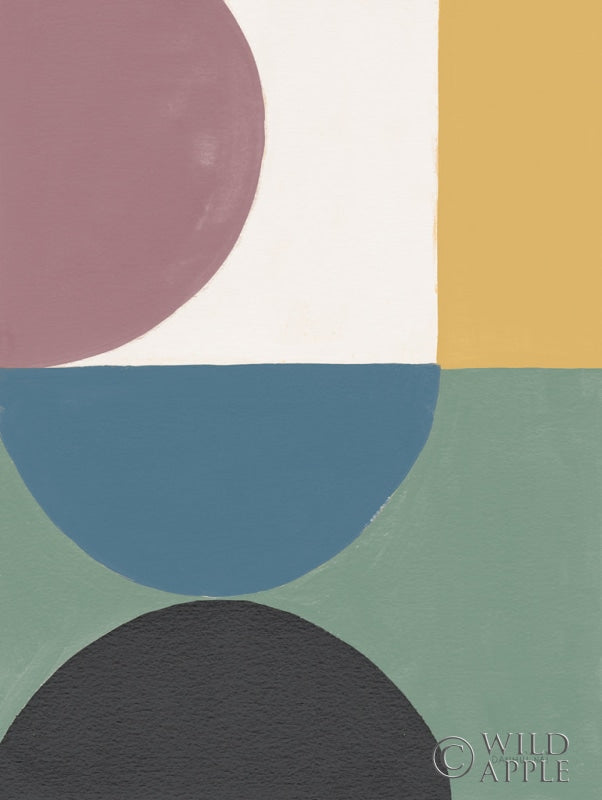 Reproduction of Colorful Retro Abstract V by Danhui Nai - Wall Decor Art