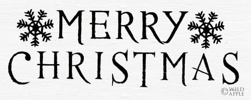 Reproduction of Christmas Affinity III BW by James Wiens - Wall Decor Art